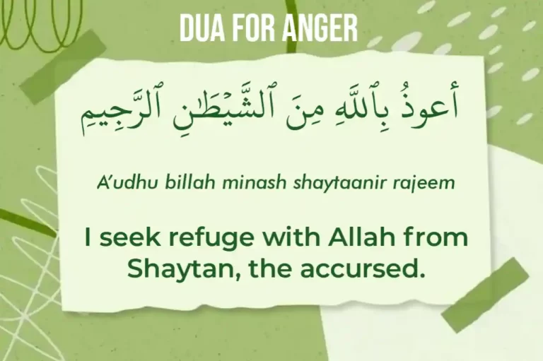 Dua When You Become Angry Read Online