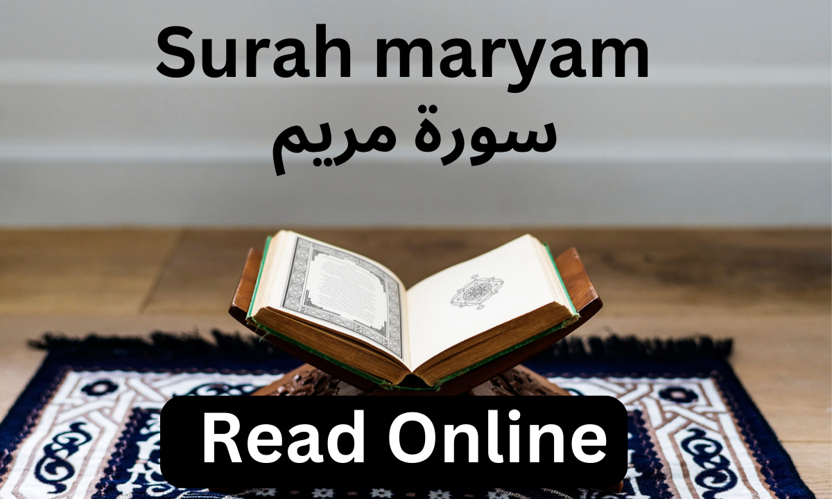 Surah Maryam Read Online