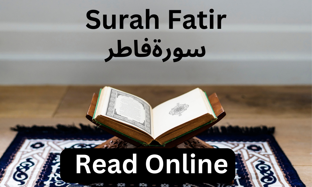 Surah Fatir Read Online